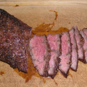 Grill Tri Tip (meat I bought from Costco).