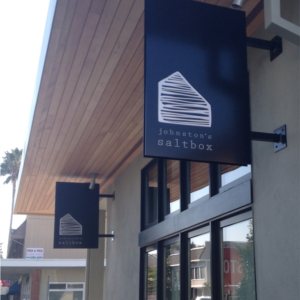 Johnston's Saltbox is a modern restaurant in San Carlos, CA.